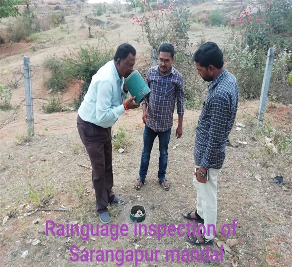 Nirmal District                                                                                                                                                                                                                                            - RAINGUAGE STATIONS                                                                                                                                     - RAINGUAGE INSPECTIONS OF NIRMAL DISTRICT                                                                                                                                                                                                                        - dt.27/05/2020          